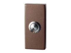 GPF Beldrukker met RVS button BRONZE BLEND