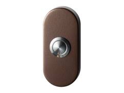 GPF Beldrukker ovaal met RVS button BRONZE BLEND