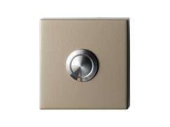 GPF Beldrukker vierkant met RVS button CHAMPAGNE BLEND