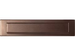 GPF Briefplaat met valklep 280x46 BRONZE BLEND
