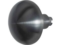 GPF Paddenstoel knop t.b.v. VH-schilden vast PVD ANTRACIET