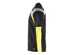 Blaklader T-Shirt High Visiblity 3332 ZWART/GEEL L