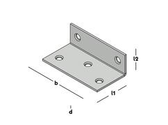 GB Versterkingshoek verzinkt 40X25