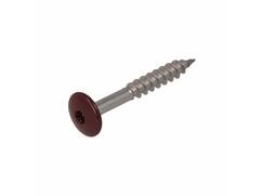 Dak&Gevel Kleurkopschroef RVS A2 Wijnrood RAL3005 - 50ST. 4,8x38MM