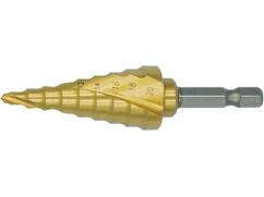 Phantom Plaatboor getrapt Ergo Step HSS TiN zeskant 44.125 4-20 MM