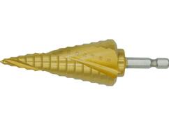 Phantom Plaatboor getrapt Ergo Step HSS TiN zeskant 44.125 6-30 MM