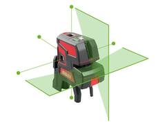 LEVELFIX Lijn-puntlaser groen CPL206G MET STATIEF
