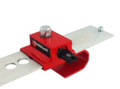 Double Lock containerslot Lock RED SCM